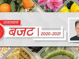 rajasthan agriculture budget 2020-21