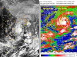 yaas cyclone rainfall forecast