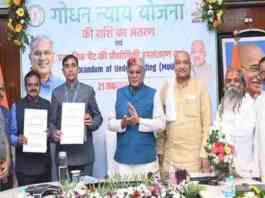 MoU signed for manufacturing natural paint from dung