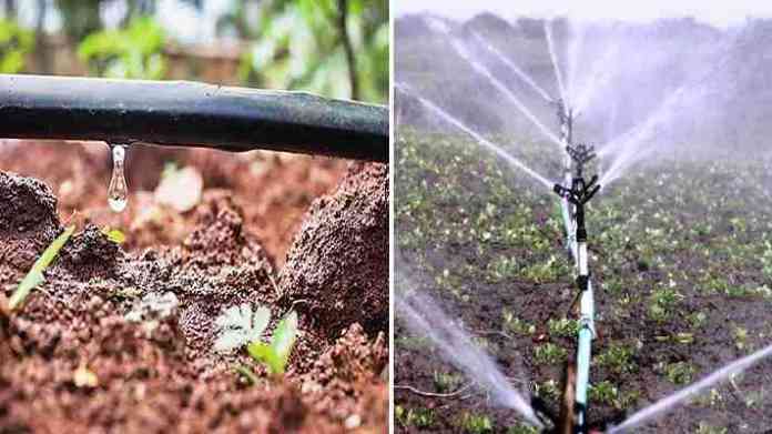drip and sprinkler subsidy Application