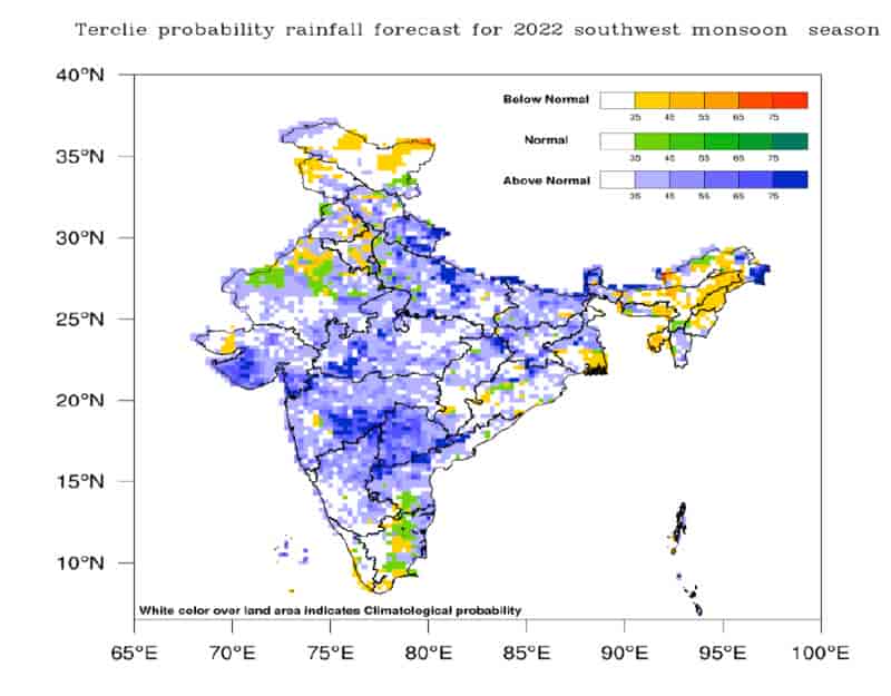 monsoon rain forecast map