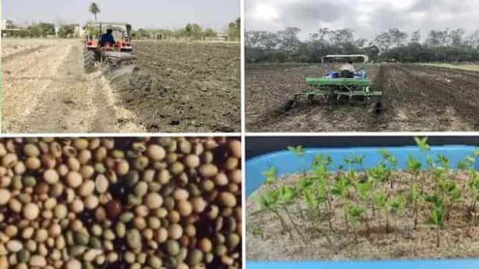 Field preparation for soybean cultivation