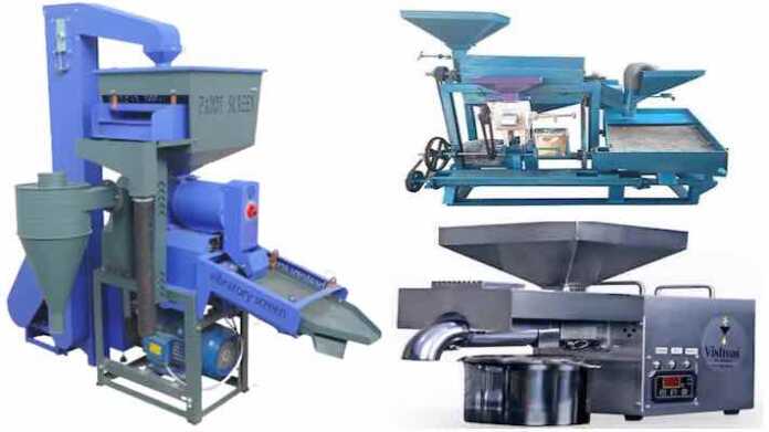 Oil Extractor, Dal, Rice and Millet Mill