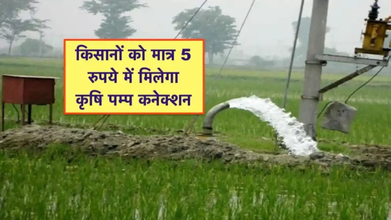 New Krishi Pump Connection Charge