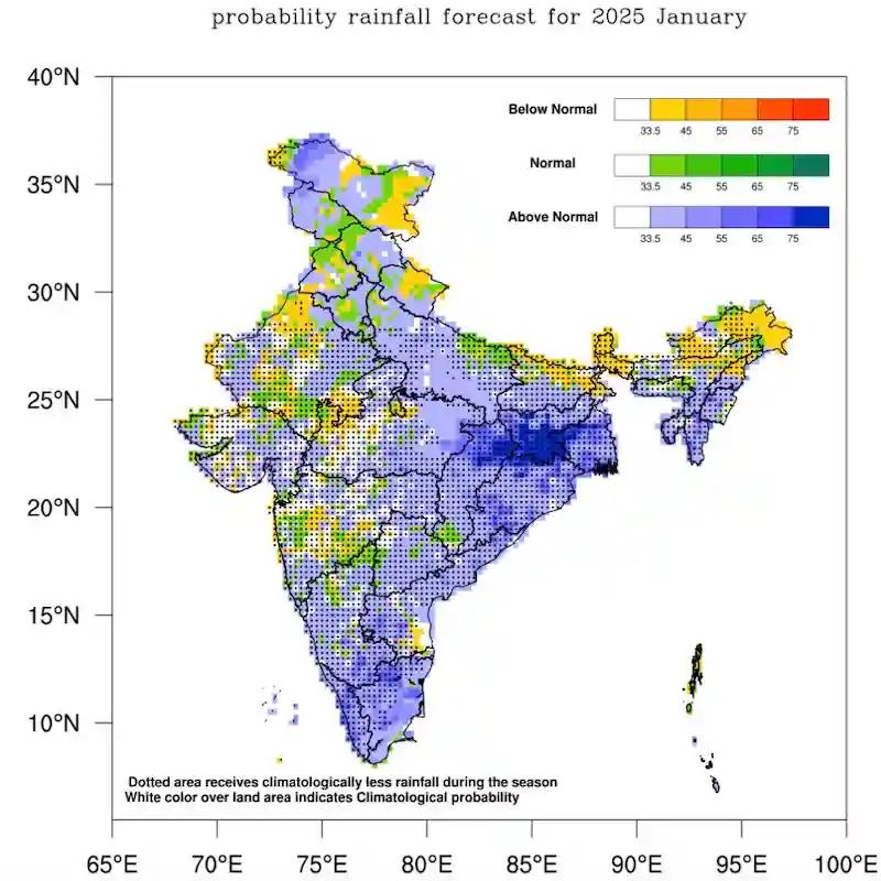 Rain Forecast for January 2025