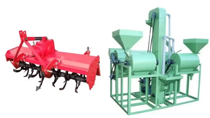 Roto Cultivetor Aur Mini Dal Mill Anudan Avedan