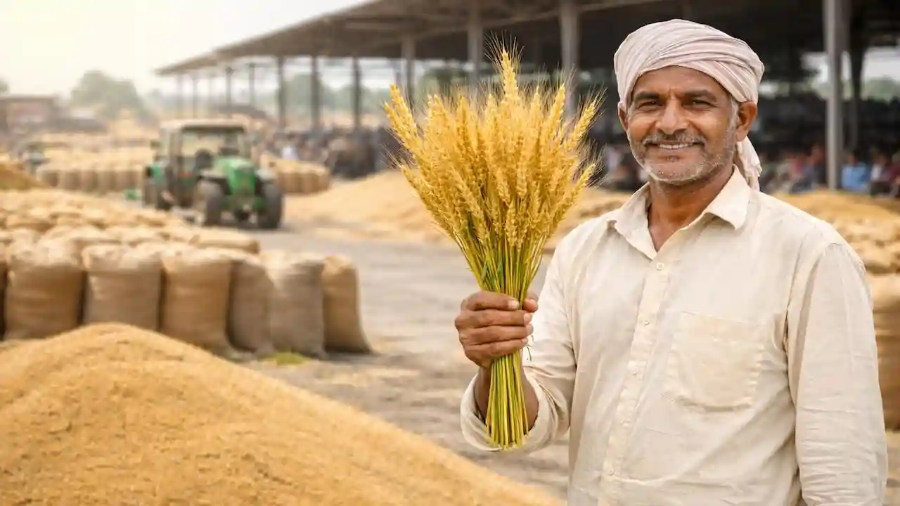 समर्थन मूल्य पर गेहूं खरीदी: किसानों का पंजीयन आज से हुआ शुरू
