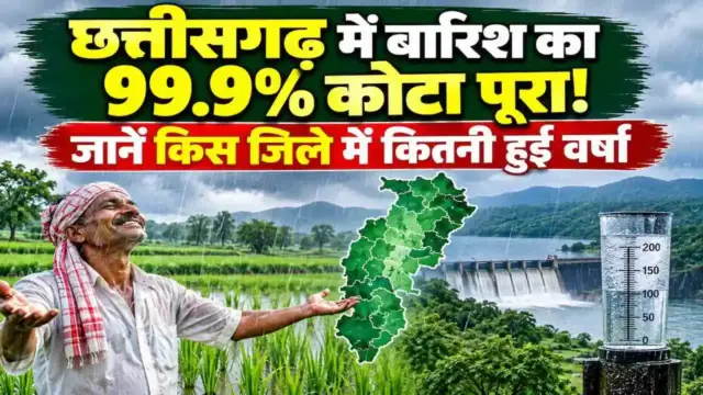 Chhattisgarh Monsoon 2026 Rainfall Report