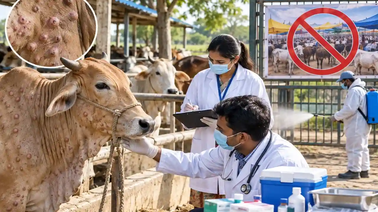 Review meeting to monitor the effective control and prevention of Lumpy disease